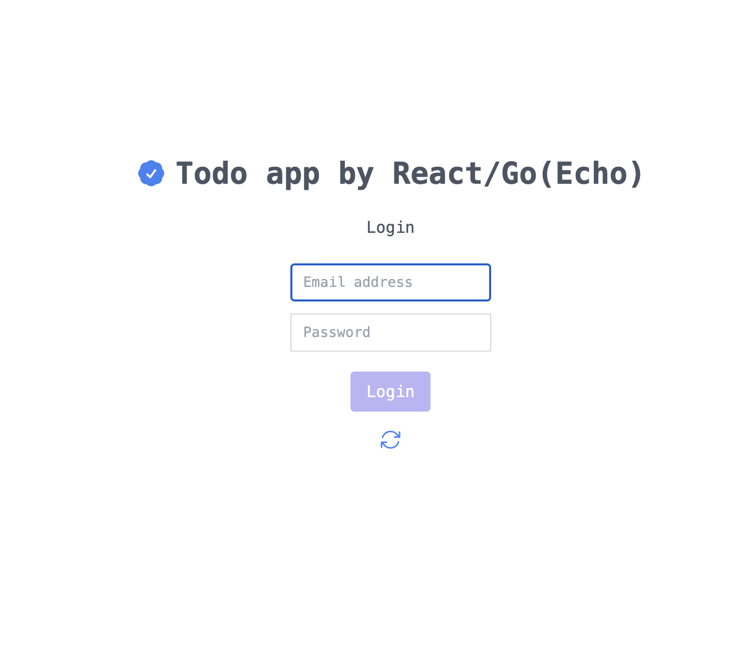 Go + React Chat